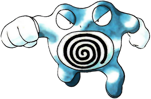 #062 Poliwrath - Poliwrath Original Artwork (633x415), Png Download
