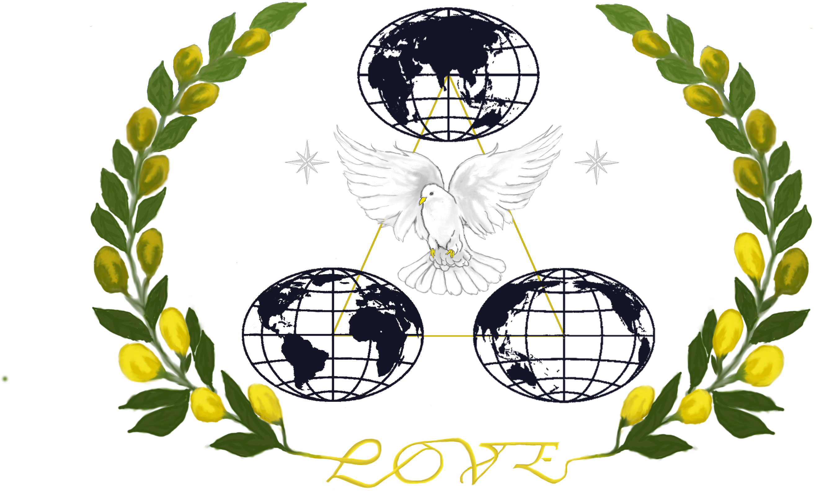 Peace Man (2953x1772), Png Download