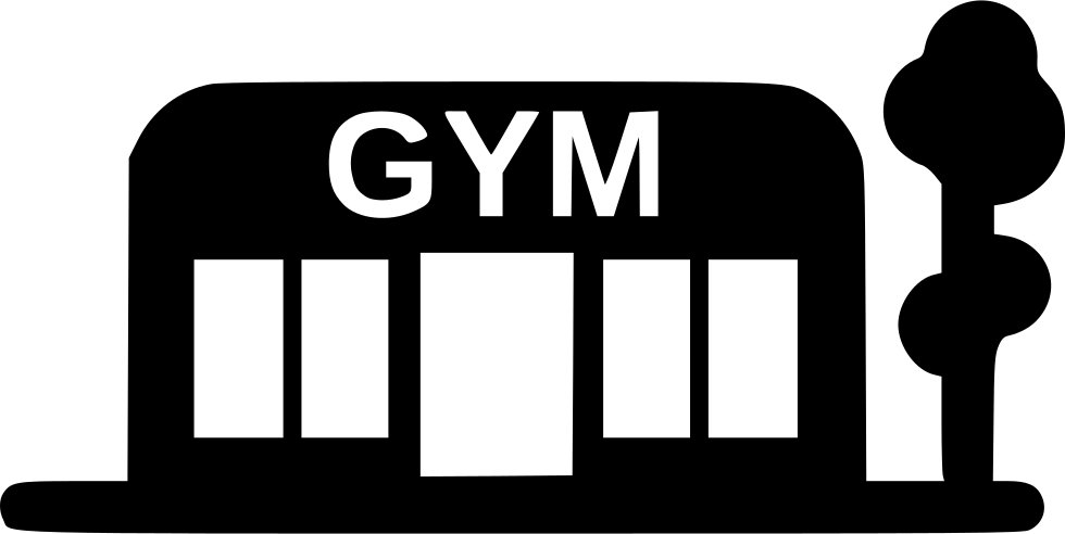 Gym Building Sport Training Svg Png Icon Free Download - Gym Icon (980x492), Png Download