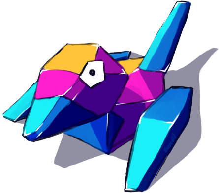 Porygon By Togechu - Porygon (561x467), Png Download