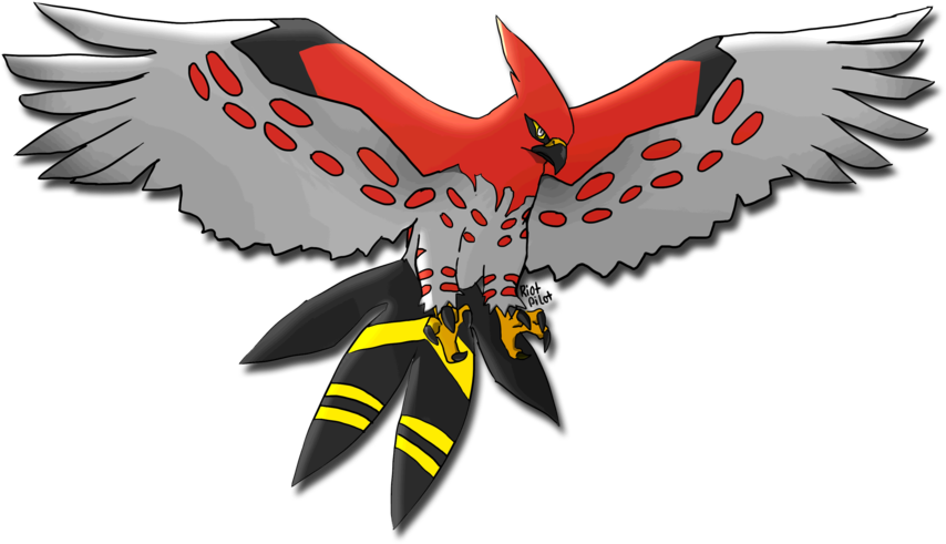Alternatively, Another Fictional Bird Surprisingly - Imagenes Del Pokemon Talonflame (900x551), Png Download