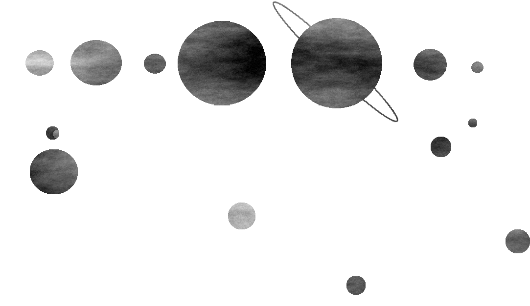 Transparent Space Tumblr - Transparent Stars And Planets (1160x781), Png Download