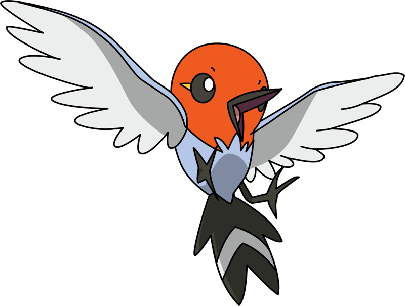 Shiny Fletchling Pokédex - Imagenes De Pokemon Fletchling (800x605), Png Download