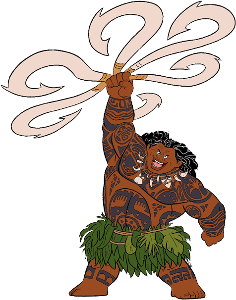 Maui Clipart Group - Maui Moana Png (477x612), Png Download