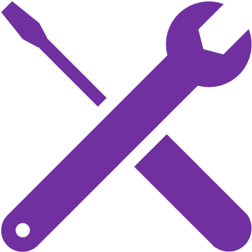 Employee Tech Support Portal - Cartoon Wrench And Screwdriver (428x429), Png Download