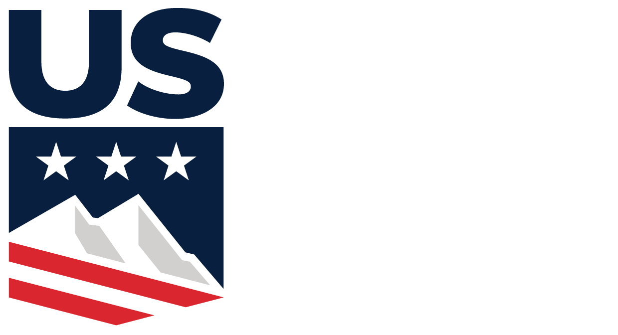 Us Masters Skiing Horizontal 4c Pms Drkbkgrnd - Us Ski And Snowboard Logo (1239x672), Png Download