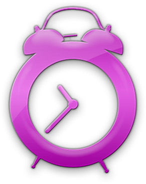 084723 Pink Jelly Icon Business Clock7 Sc43 - Alarm Clock (420x420), Png Download