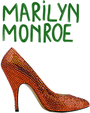 Icons - Pump - Marilyn Monroe (455x455), Png Download