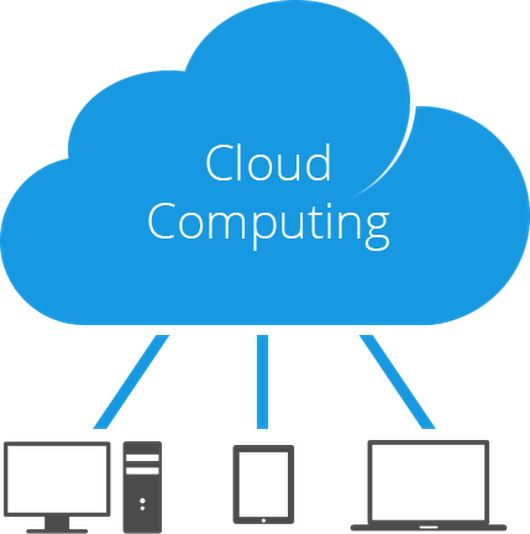 Photo - Cloud Computing (530x534), Png Download
