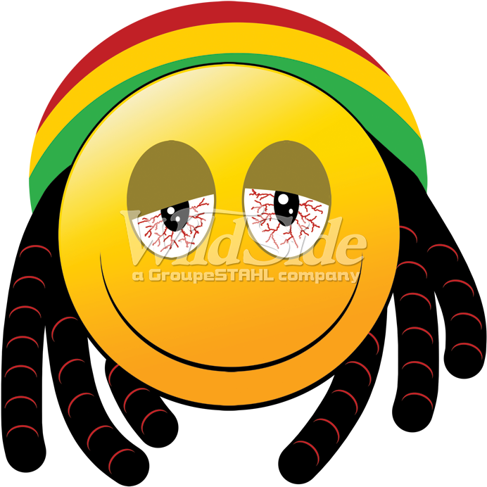 Emoji Rasta Man - Emoji Rasta (709x709), Png Download