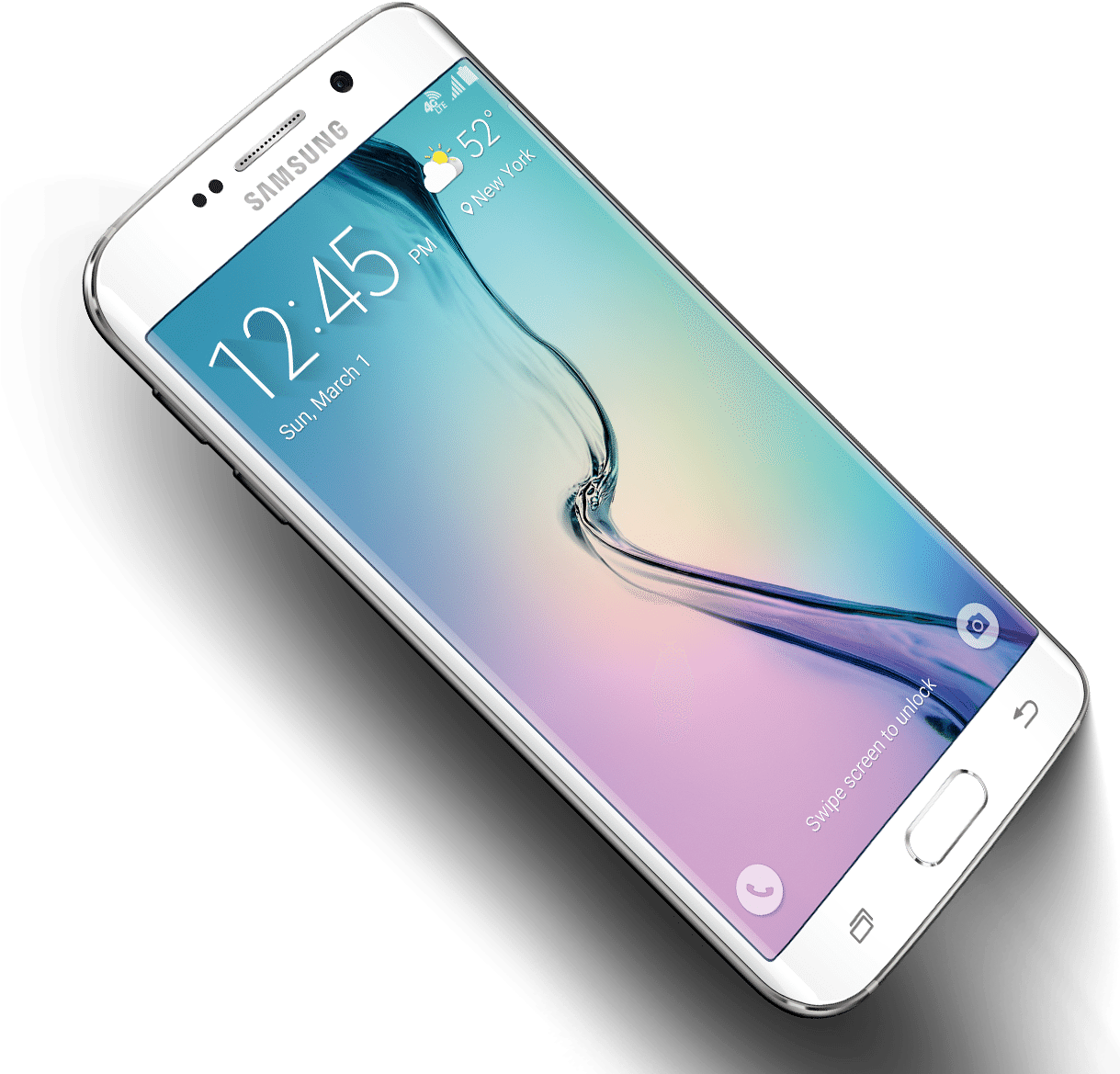 Samsung Announces Galaxy S6 And S6 Edge W/ New Glass - Samsung Galaxy S 2015 (1240x1168), Png Download