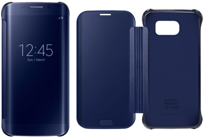 Samsung S-view Flip Cover - Samsung Clear View Cover (flipcover Skal) Till Galaxy (720x480), Png Download