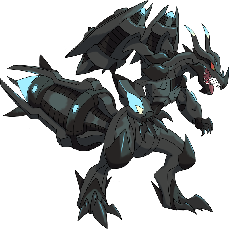 Mega Zekrom Pokédex (798x800), Png Download
