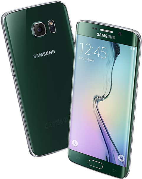 Samsung Galaxy S6 Edge - Samsung Edge 7 Green (960x623), Png Download