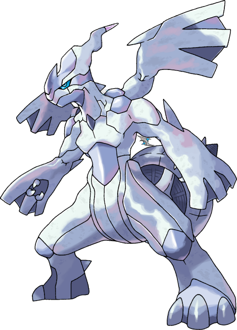 R By Xous54 - Reshiram Et Zekrom Shiney (469x651), Png Download