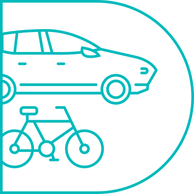 Traffic-icon - Bicycle (400x400), Png Download
