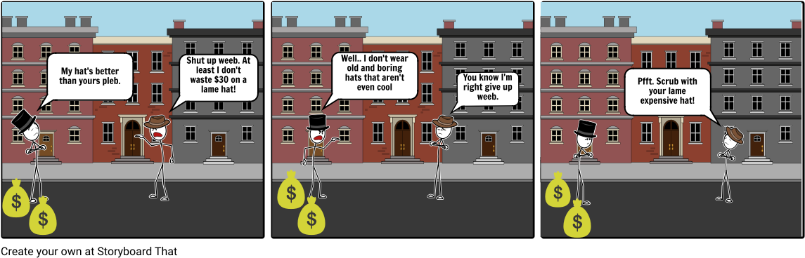 Dumb Hat Converstion Png - Comics (1164x385), Png Download