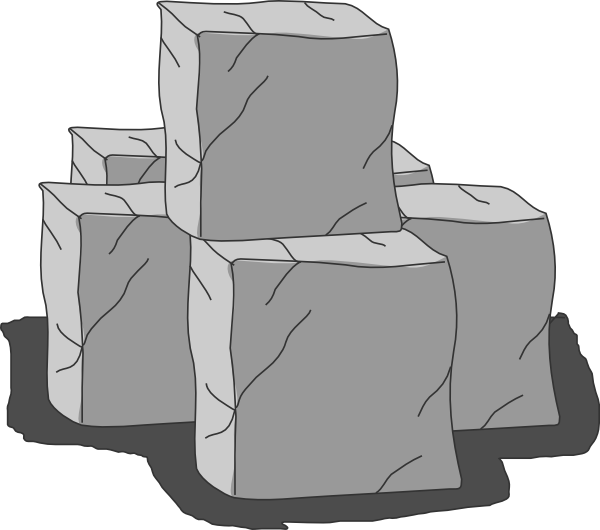 Quarried Stone Clipart (600x530), Png Download