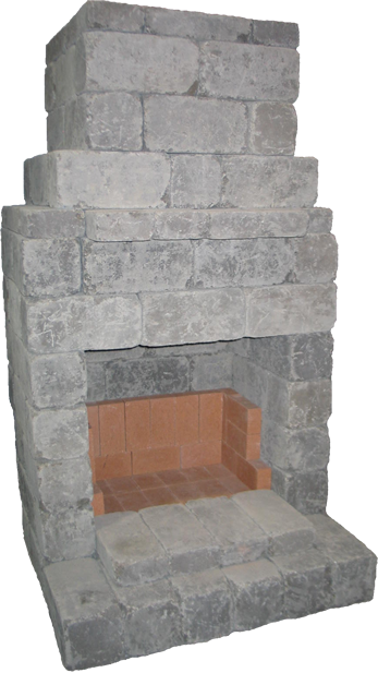 Old-stone Fireplace - Hearth (347x617), Png Download