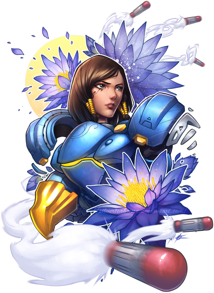 Overwatch Art, Overwatch, Blizzard, Blizzard Entertainment, - Mercy Overwatch Tattoo (811x1147), Png Download