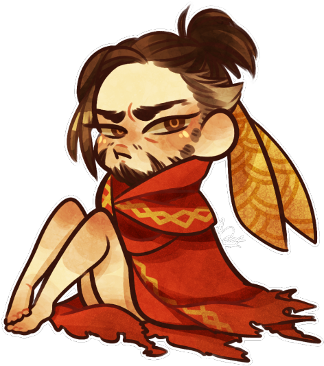 Hanzo's Canon Chicken Legs Boosted - Hanzo Chicken Legs (500x550), Png Download