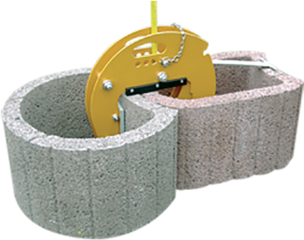 Rubber-lined Stone Clamp - Rock (456x342), Png Download