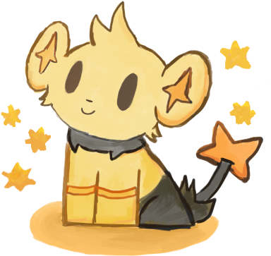 Shiny Shinx By - Shiny Shinx Fan Art (409x384), Png Download
