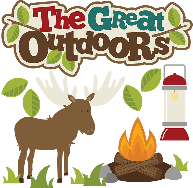 The Great Outdoors Svg Files For Scrapbooking Moose - Great Outdoors Clipart (648x631), Png Download