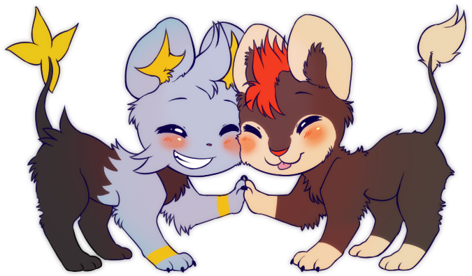 Shinx X Litleo - Pokemon Litleo And Shinx (712x465), Png Download