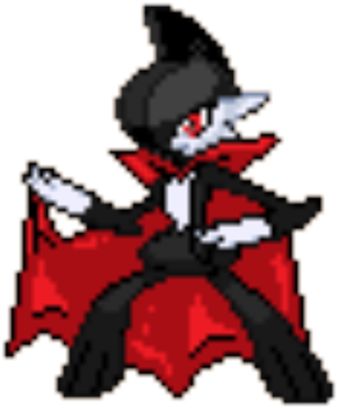 Vampire Gallade - Project Pokemon Vampire (420x420), Png Download