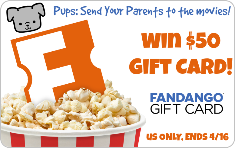 $50 Fandango Gift Card Giveaway Button - Fandango Gift Card $15 (800x514), Png Download