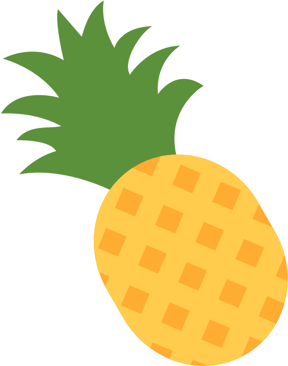 Free Pineapple Svg - Pineapple Emoji (768x768), Png Download