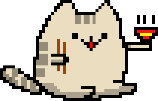 Pusheen - Cartoon (740x480), Png Download