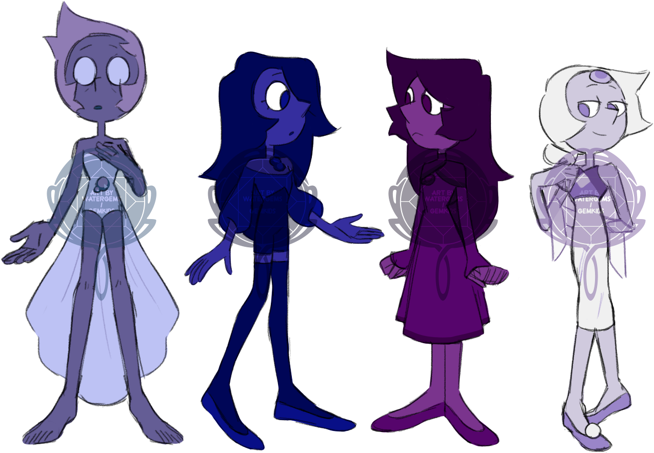 Nacre And Pearls By David Exe - Steven Universe Purple Pearl (1350x950), Png Download