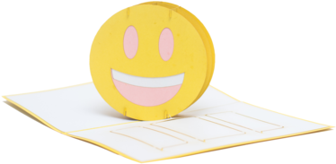 Emoji Pop Up Card Collection - Smiley (480x320), Png Download