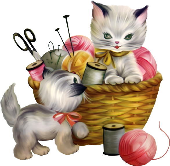 Cute Cartoon Clip Art Images All Cat - Cute Transparent Background Cartoon Cat Clipart (600x600), Png Download