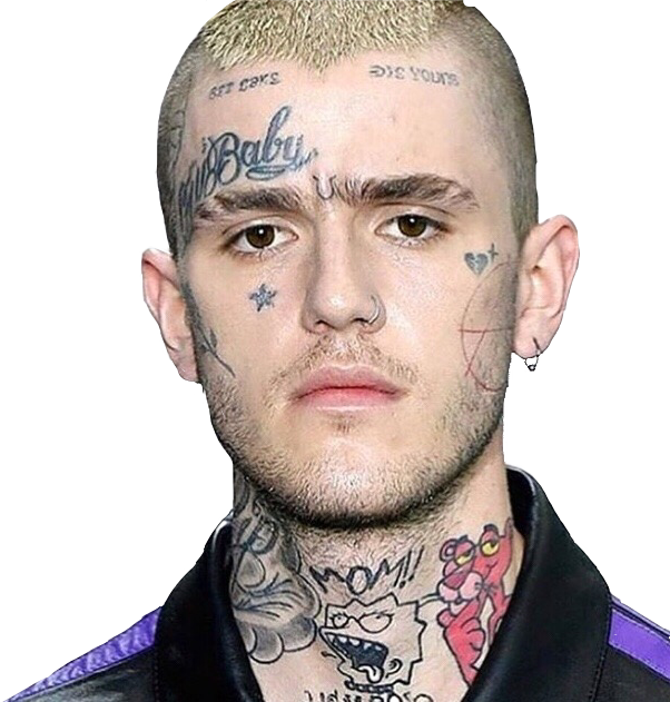 Lilpeep Xxxtentacion Boy Tattoos Piercings Piercing - Lil Peep Autopsy (602x631), Png Download