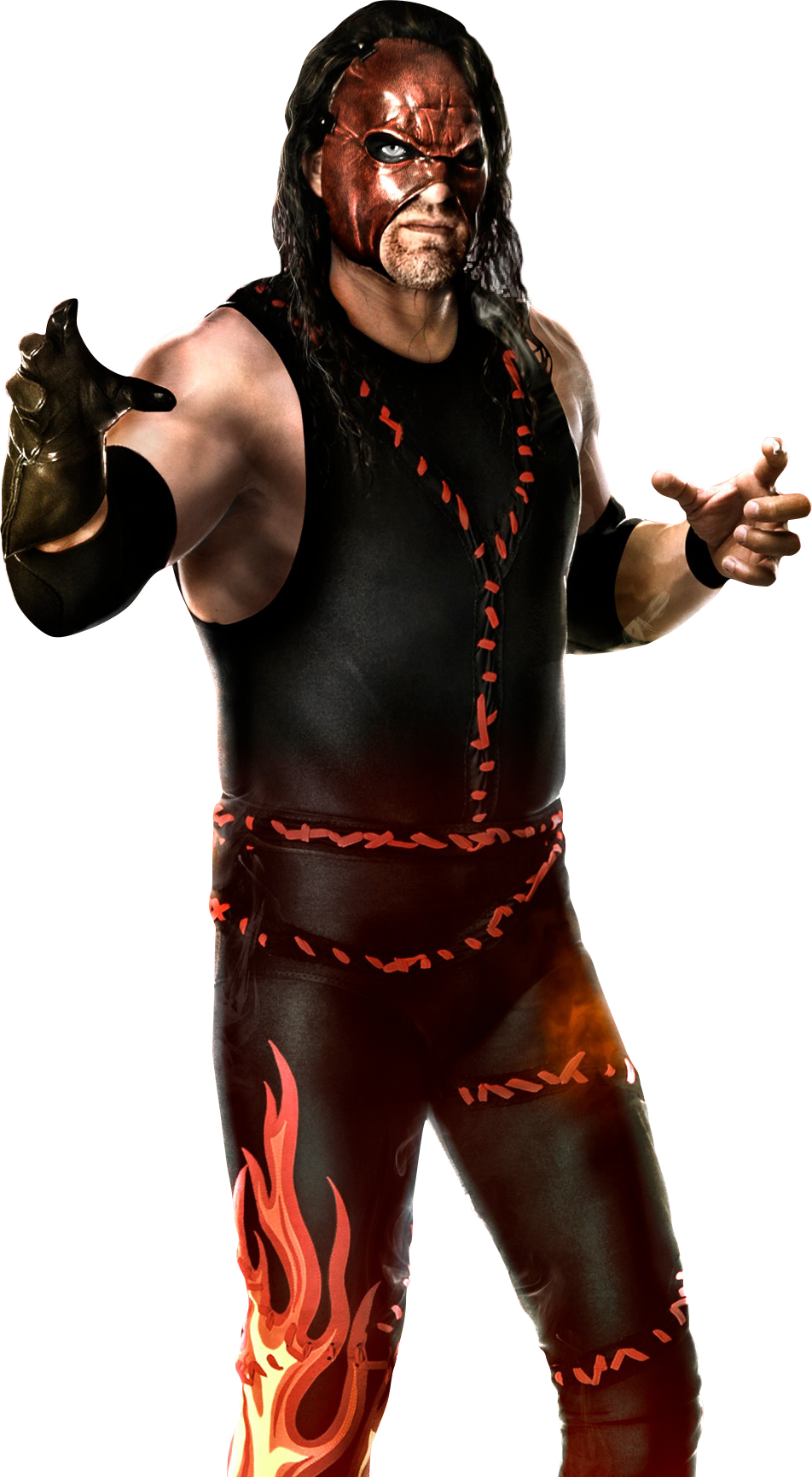 Wwe 2k14 - Wwe 2k14 Kane (952x1730), Png Download