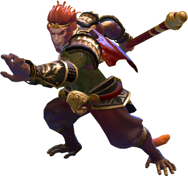 Dota 2 Sun Wukong Fortnite Defense Of The Ancients - Monkey King Dota 2 Png (720x630), Png Download