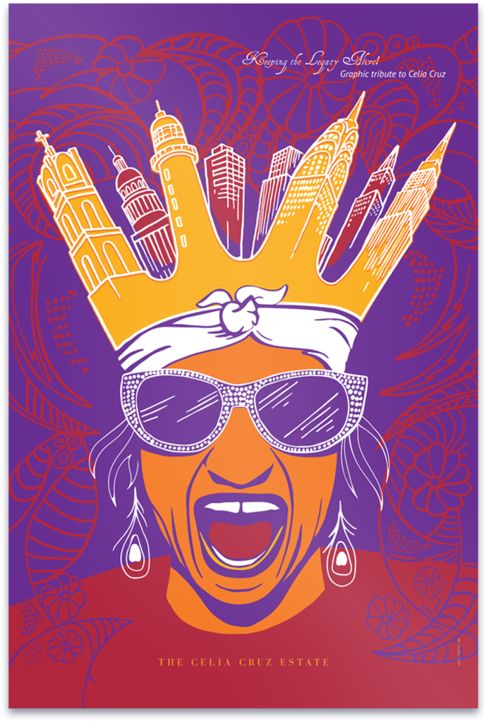 Museum-quality Poster - Celia Cruz Poster (690x690), Png Download