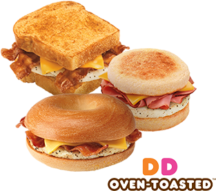 Photo Taken At Dunkin Donuts By Dunkin Donuts On 7/10/2014 - Dunkin Donuts Big And Toasty (328x328), Png Download