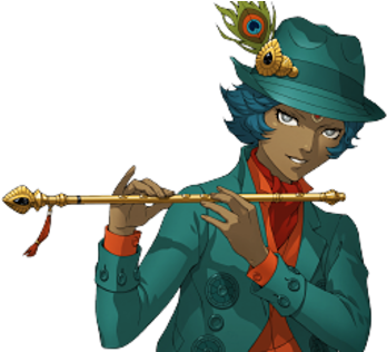 Lord Krishna In Shin Megami Tensei Iv - Shin Megami Tensei Apocalypse Krishna (600x315), Png Download