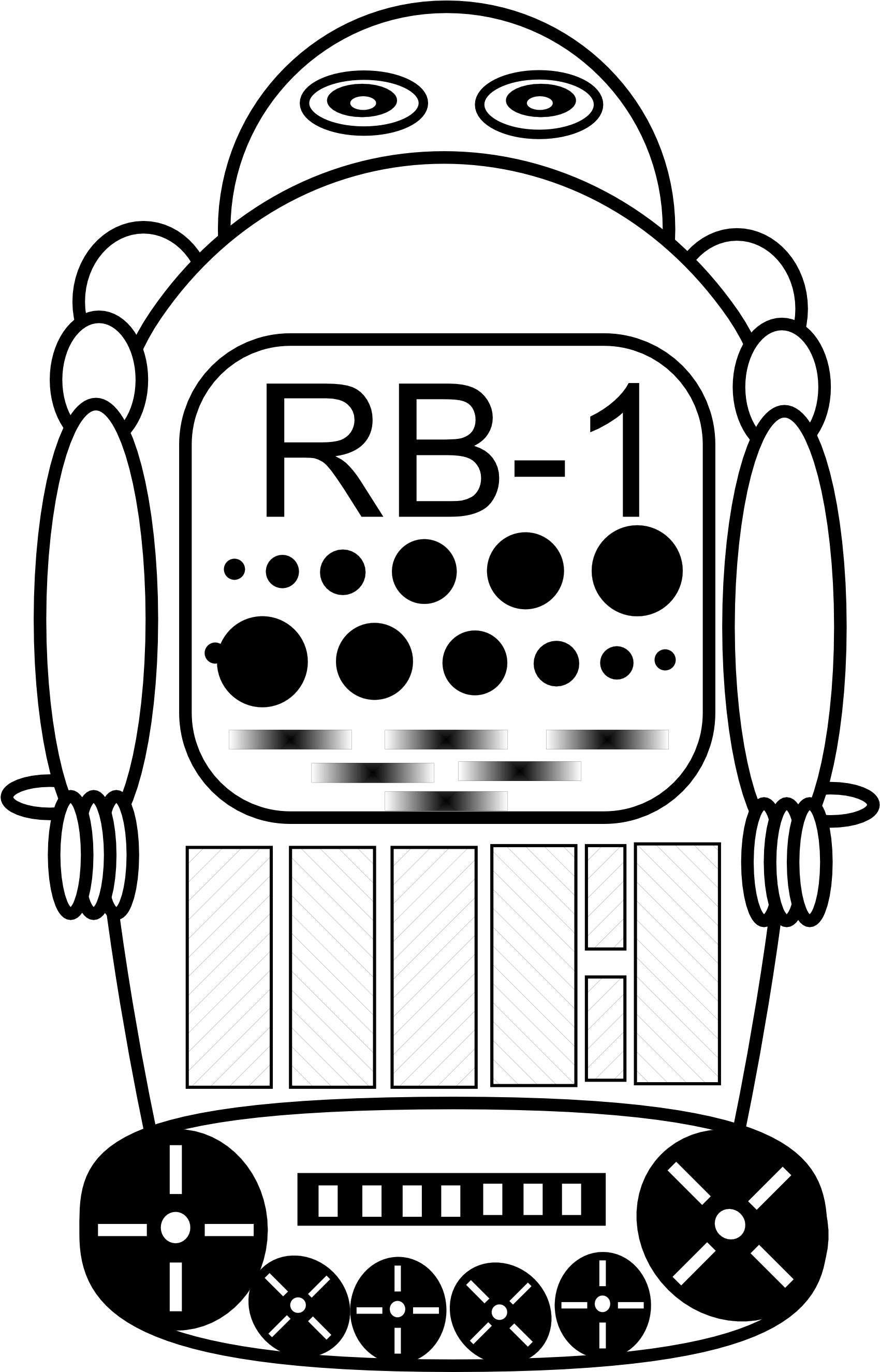 The Art Of Robot Editing - Robot Clip Art (378x590), Png Download
