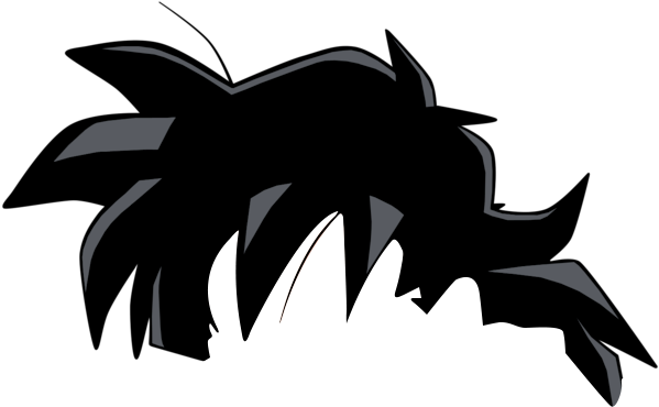 Which Character Has Your Favorite Hairstyle Dbz - Goku Hair Png (1058x1058), Png Download