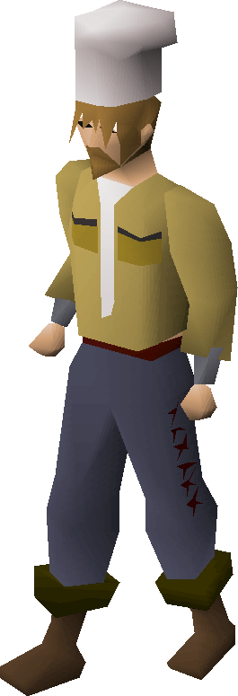 Chef's Hat Equipped - Chefs Hat Runescape 2007 (265x775), Png Download