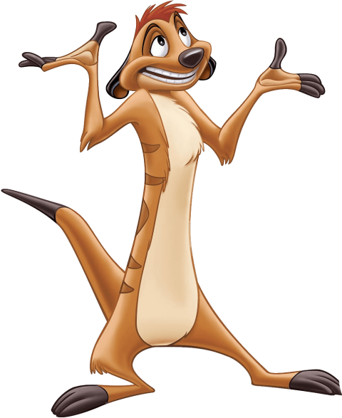 Free Png The Lion King Timon Png Images Transparent - Simon From Lion King (480x587), Png Download