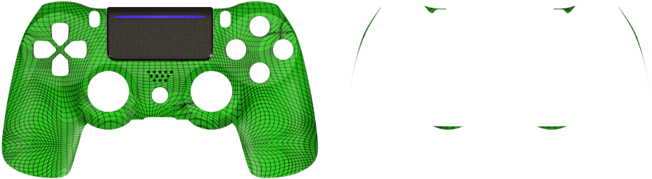 Source - Pro Customized Ps4 Controller (1000x583), Png Download