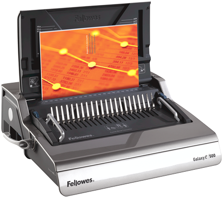 Galaxy-e - Fellowes Binding Machine Galaxy E500 Electric Comb (500x433), Png Download