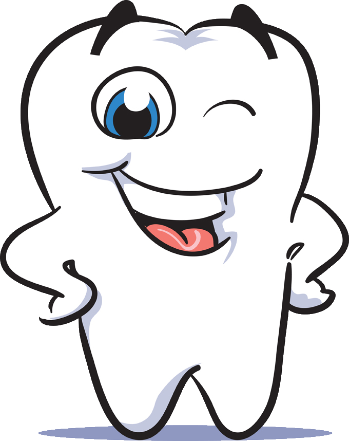 Teeth Clipart Pediatric Dentistry - Tooth Clipart Png (680x858), Png Download