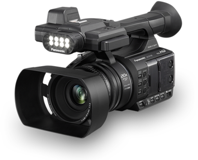 Panasonic Hc-pv100 Full Hd Professional Camcorder - Camara Panasonic Ag Ac30 (480x360), Png Download